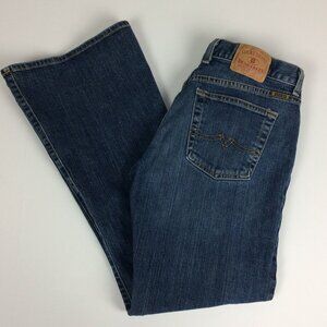 Lucky Brand Boho Cowgirl Dungarees Sweet n Low Bootcut Jeans 8/29
